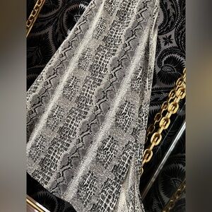 Vintage snake print maxi skirt 90s animal print skirt 80s animal print skirt